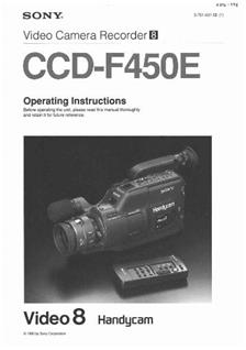 Blaupunkt CR 8300 manual. Camera Instructions.